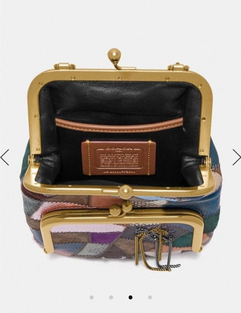 Double frame crossbody best sale with signature patchwork