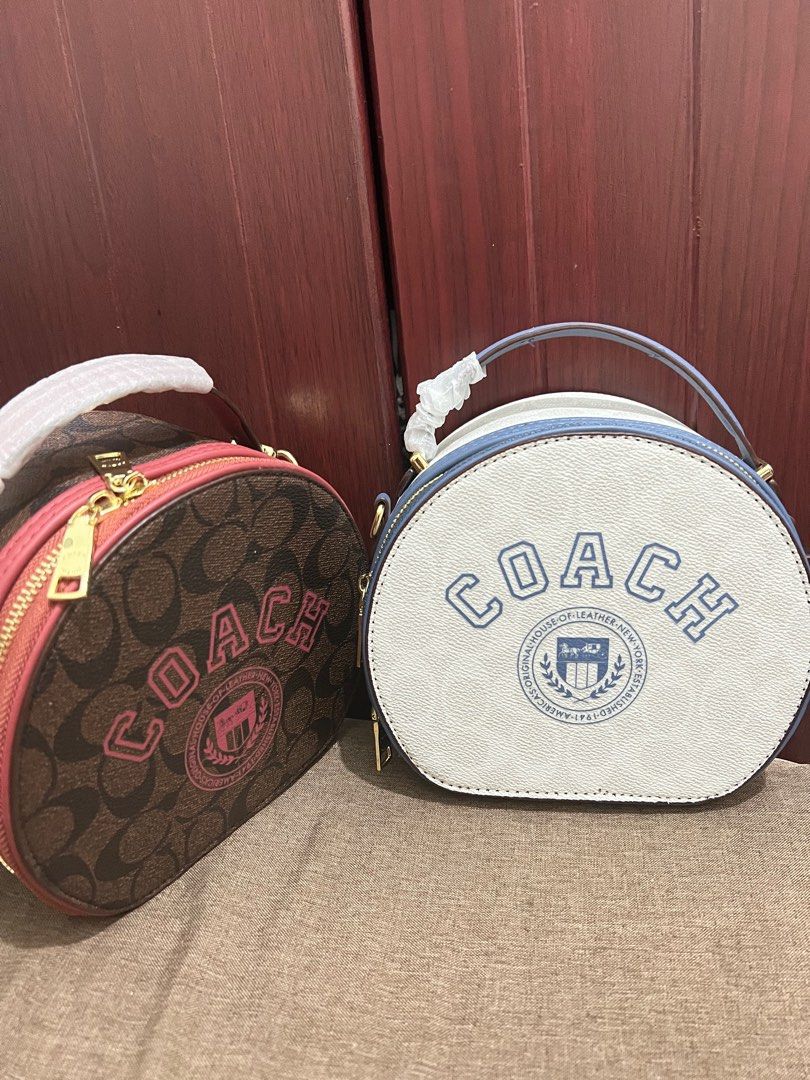 COACH ROUND BAG, Women's Fashion, Bags & Wallets, Cross-body Bags on  Carousell