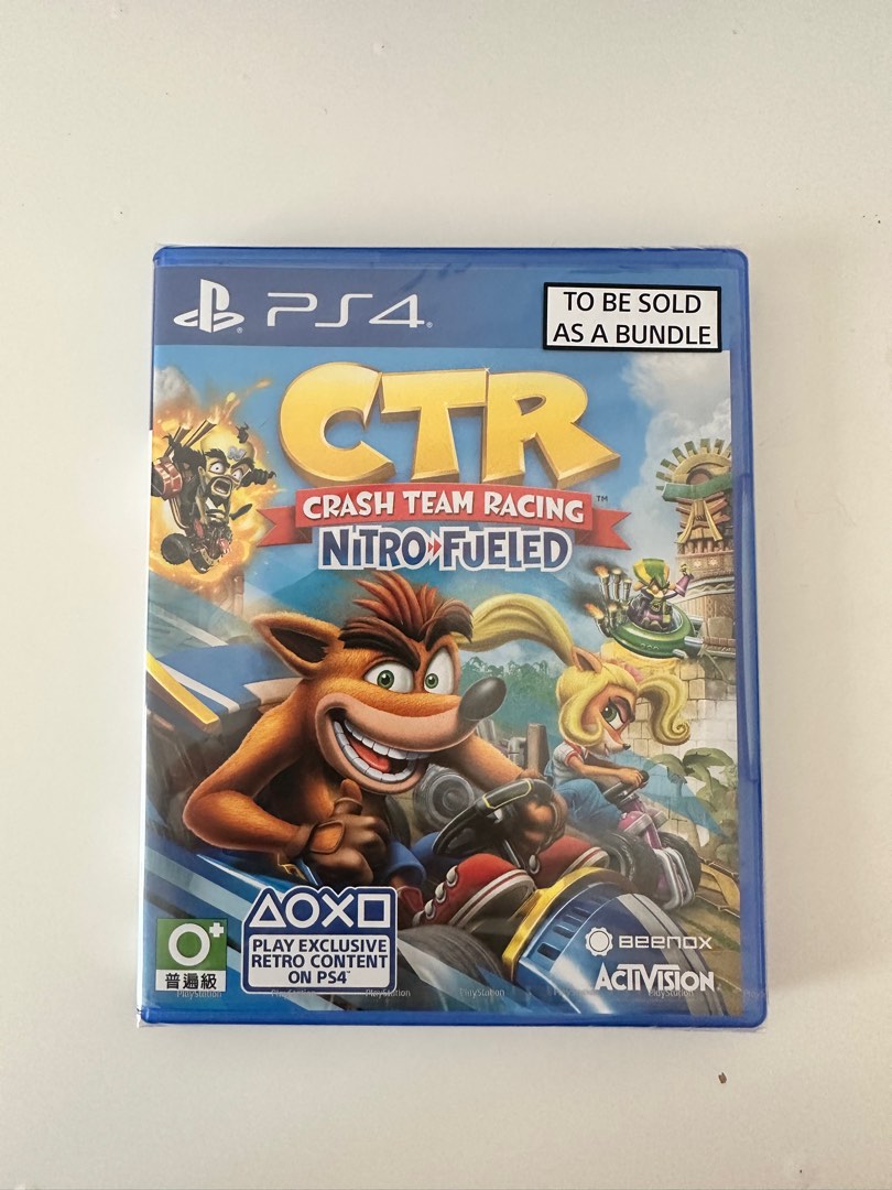 CTR Crash Team Racing Nitro Fueled PS4 game, Video Gaming, Video Games