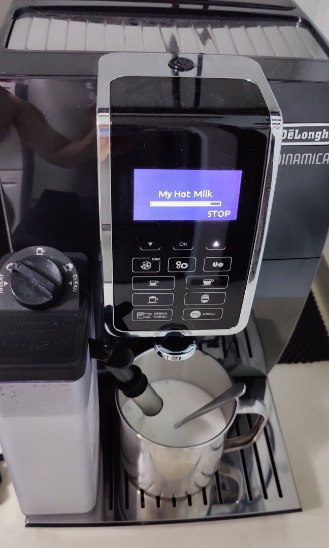 Delonghi Dinamica full automatic coffee machine (black, ECAM350), TV