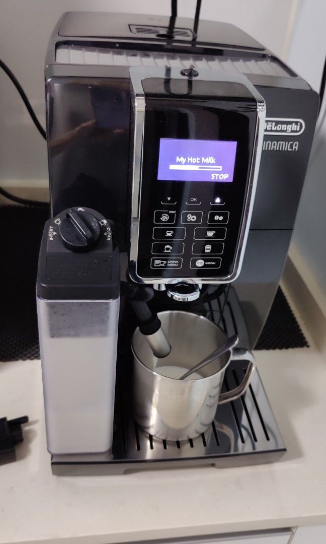 Delonghi Dinamica full automatic coffee machine (black, ECAM350), TV