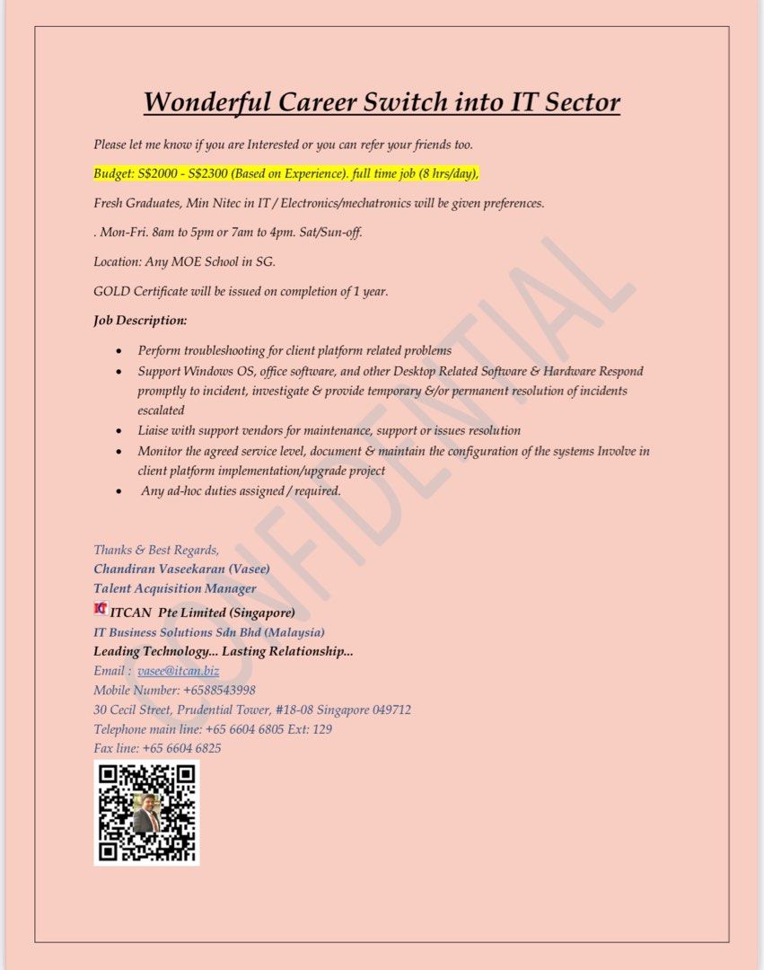 Desktop engineer, Jobs, Computer & IT on Carousell