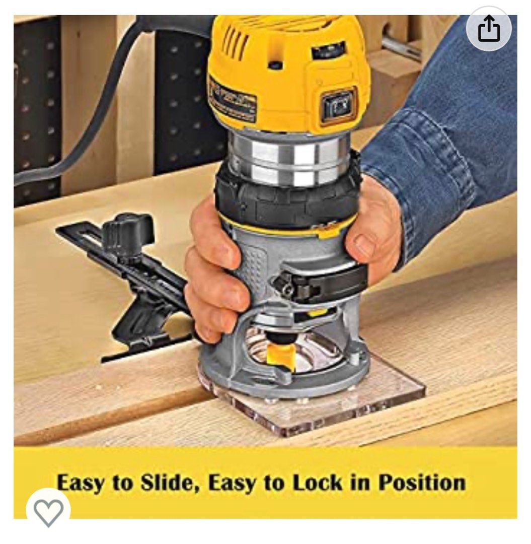 Dewalt Router Edge Guide for Fixed Base Compact Router, 傢俬＆家居, 其他, 家居改善