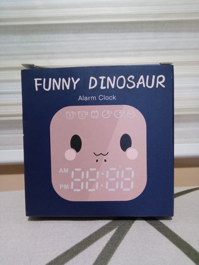 Dinosaur Digital Clock, Furniture & Home Living, Home Decor, Clocks on