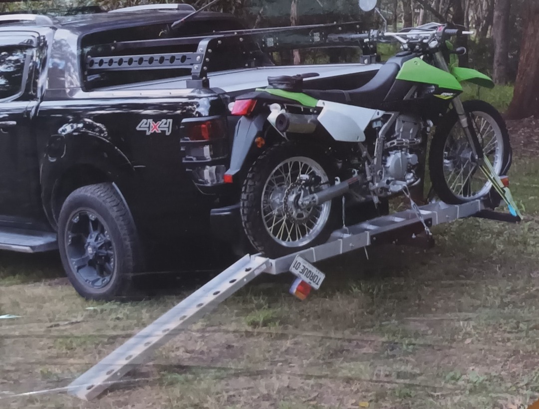 Dirt Bike Carrier with Lights, Sports Equipment, Hiking & Camping on