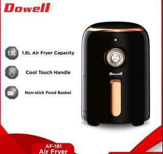 Dowell AF-181 OIL FREE Non-stick 1.8L  Capacity with Auto Shut-Off Safety Mechanism