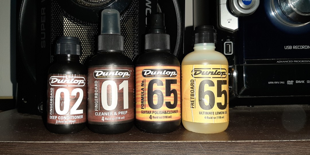 Dunlop Guitar Fretboard Fingerboard Cleaner Polish 01 02 65, Music