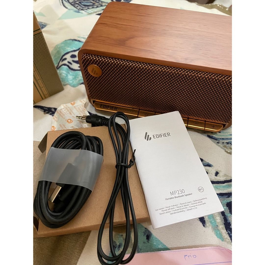 Edifier MP230 Vintage Speaker Portable Bluetooth 5.0 Retro Buttons ...