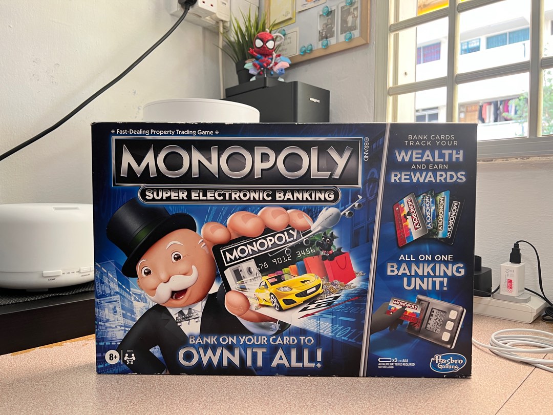 Electronic Monopoly Board Game, Hobbies & Toys, Toys & Games on Carousell