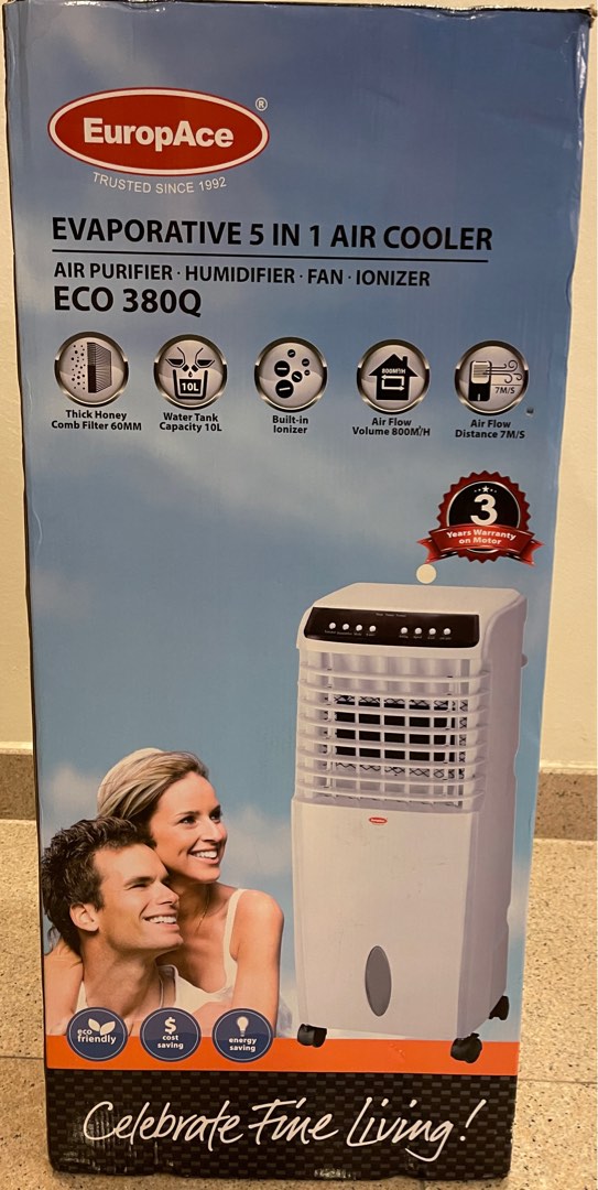 EuropAce Air Cooler, TV & Home Appliances, Air Conditioners & Heating