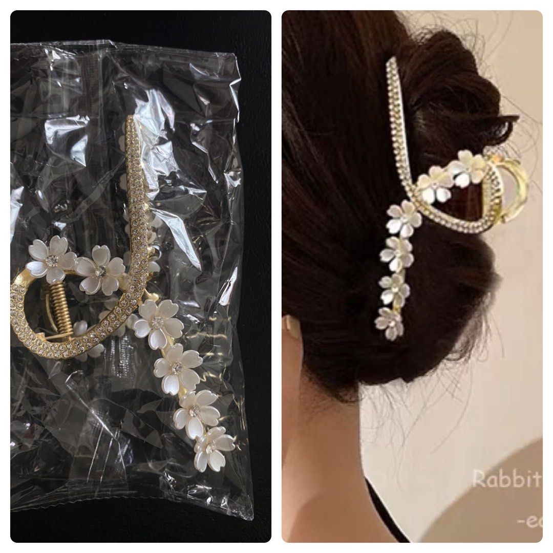 Fancy Hair Clip, Women's Fashion, Watches & Accessories, Hair Accessories  on Carousell
