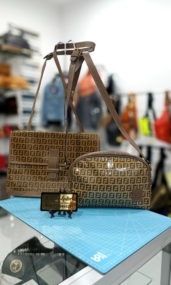 FENDI VINTAGE SAS SPEEDY HAND BAG, Luxury, Bags & Wallets on Carousell