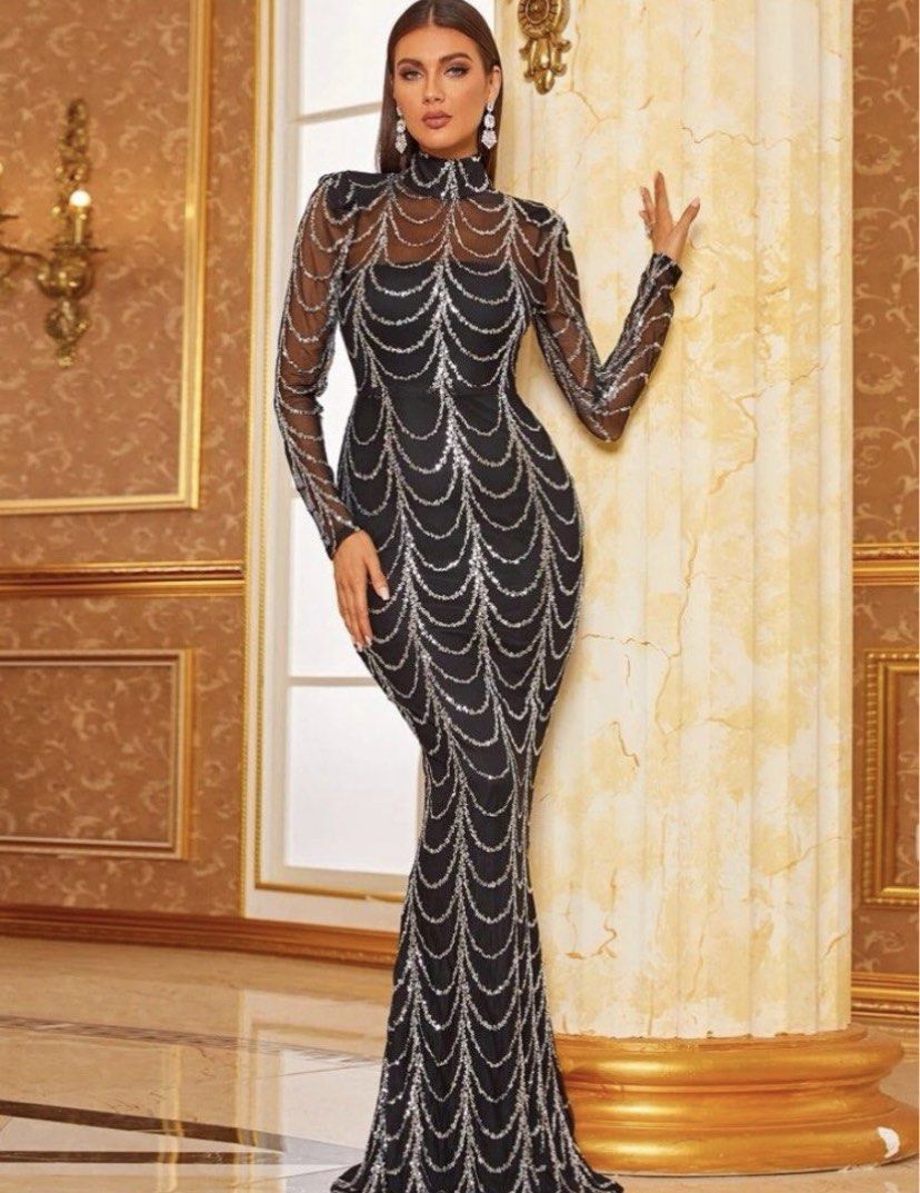 Shein sequin dress new arrivals