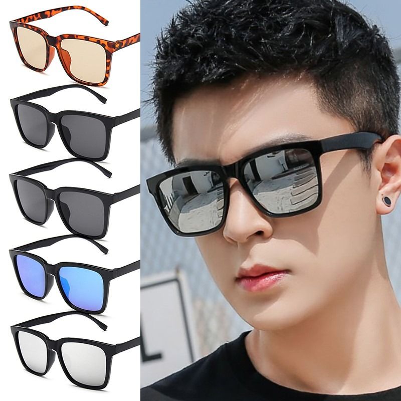 FREE Shades For Men Shades Sunglasses For Men Square Frame Shades UV400 Korean Sunglasses Multicolor Selection Eyewear Shades