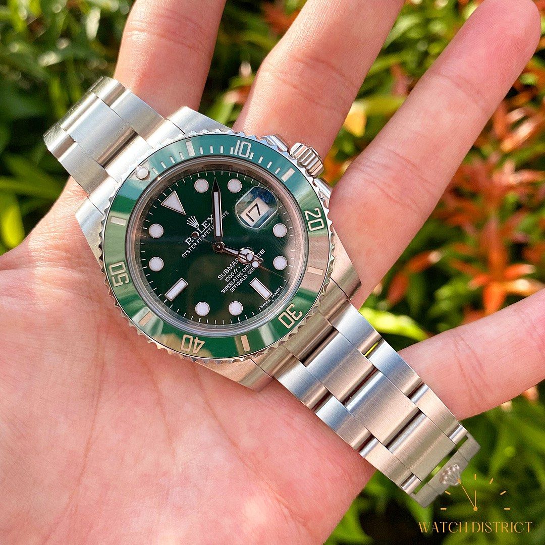 FULL SET Rolex Hulk Submariner 116610LV, Luxury, Watches on Carousell