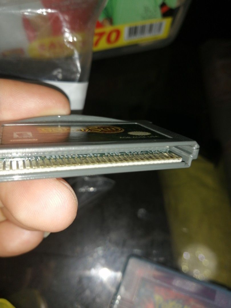golden sun gba authentic game with issues (Category: Nintendo) located in Quezon City. Submitted by ElyBoy (Listing ID 1210387288, Image 3). Description: gameboy advance game CARTRIDGE ONLY.. GOLDEN SUN.. authentic and still working. save file still working. cartridge used but in good condition **issues: -sometimes, the cartridge must be loaded on and off the game console several times to open/start the game. -signs of usage, blemishes, minor den