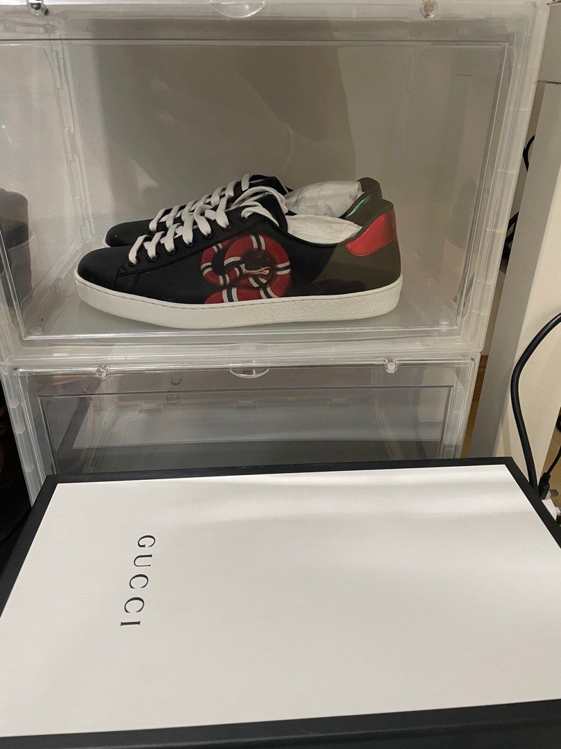 Gucci ace snake shoes BRAND NEW, Men's Fashion, Footwear, Sneakers on  Carousell