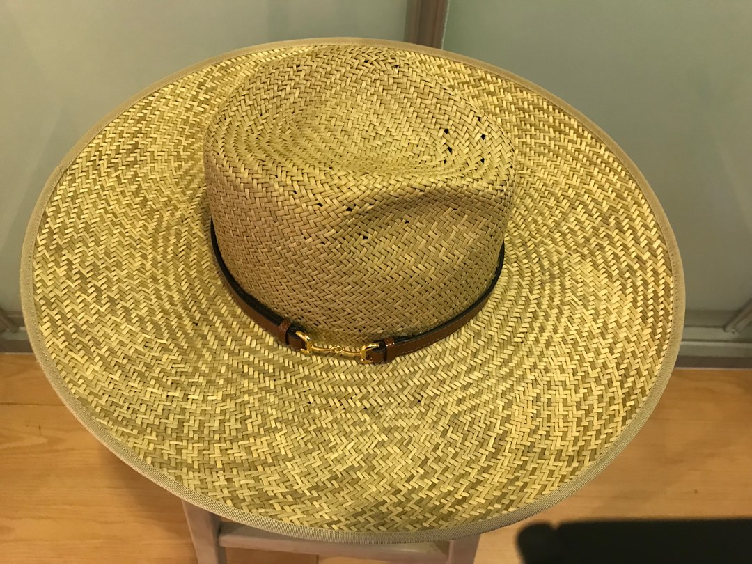 Gucci Horsebit Straw Hat, Women's Fashion, Watches & Accessories, Hats