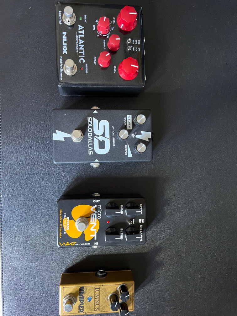 Guitar Effect Pedals Overdrive Compressor Reverb Delay, Hobbies & Toys