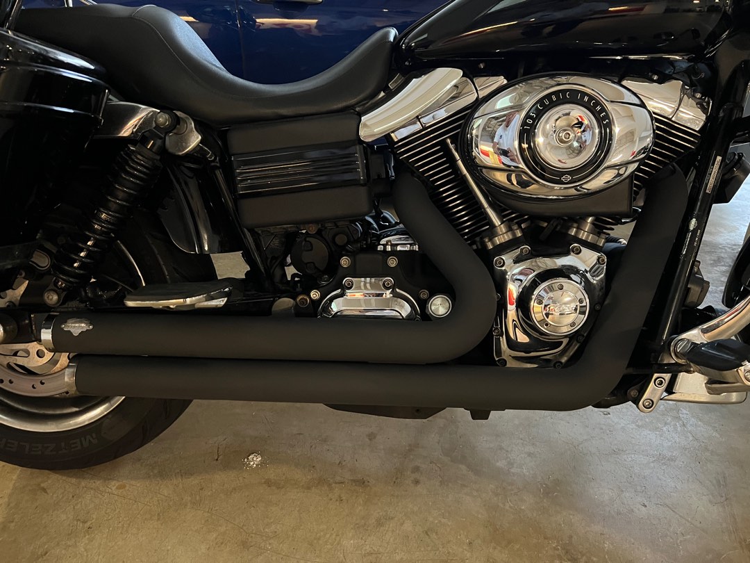 Harley exhaust pipe, Motorcycles, Motorcycle Accessories on Carousell