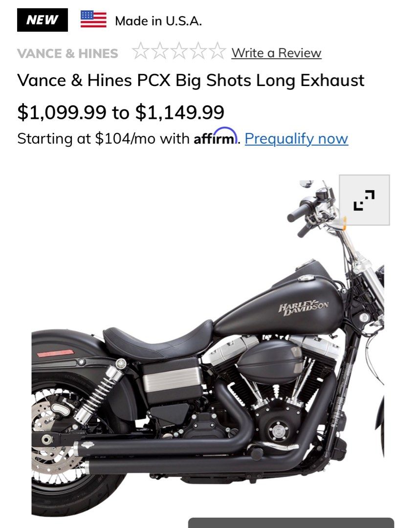 Harley exhaust pipe, Motorcycles, Motorcycle Accessories on Carousell