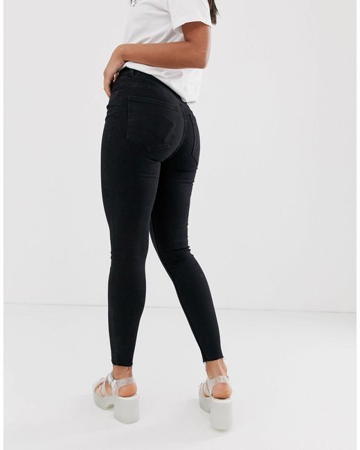 High waist black skinny jeans, Women's Fashion, Bottoms, Jeans u0026 Leggings  on Carousell
