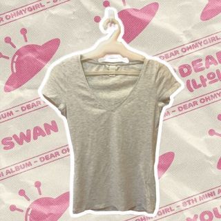 H&M Basic V neck Shirt Top