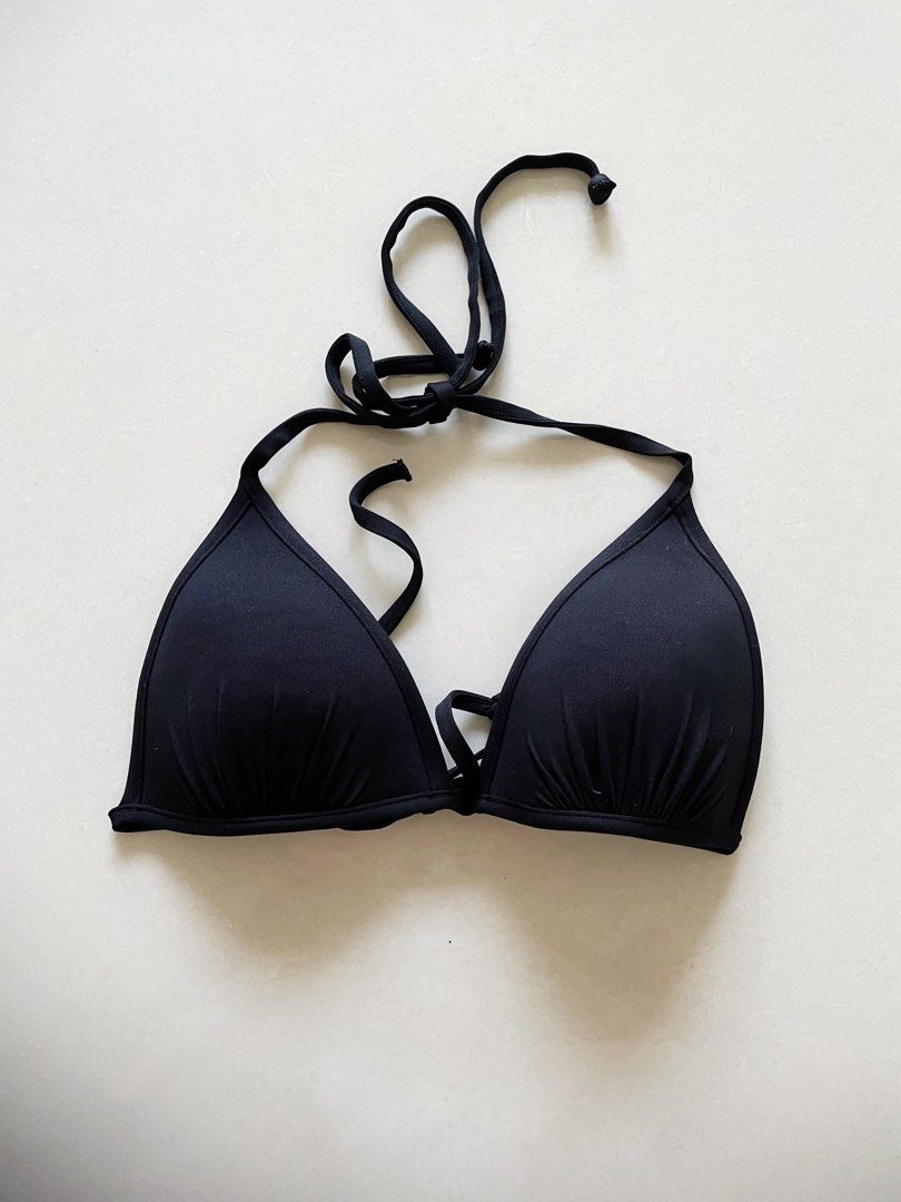 Hu0026M Black Bikini Top, Women's Fashion, Swimwear, Bikinis u0026 Swimsuits on  Carousell