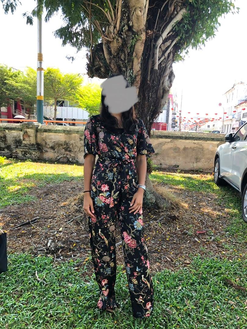 H M Floral Jumpsuit Women s Fashion Dresses Sets Jumpsuits on