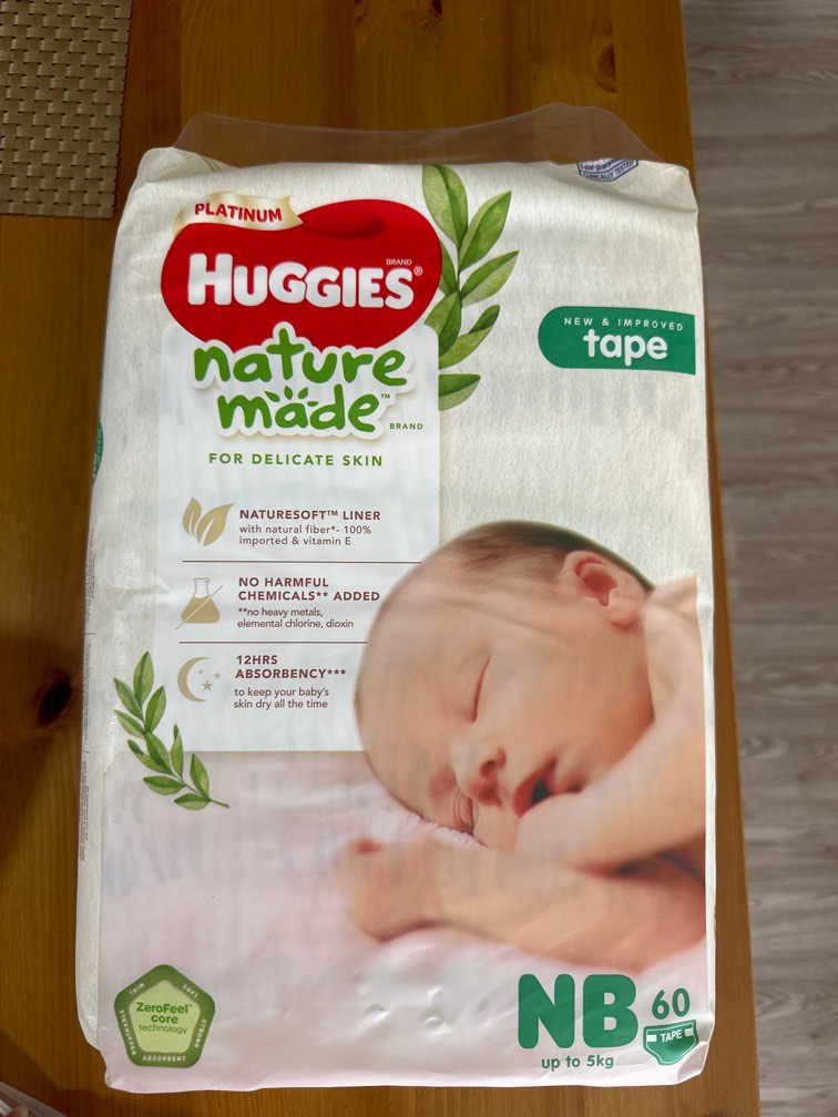 Huggies Diapers NB, Babies & Kids, Bathing & Changing, Diapers & Baby