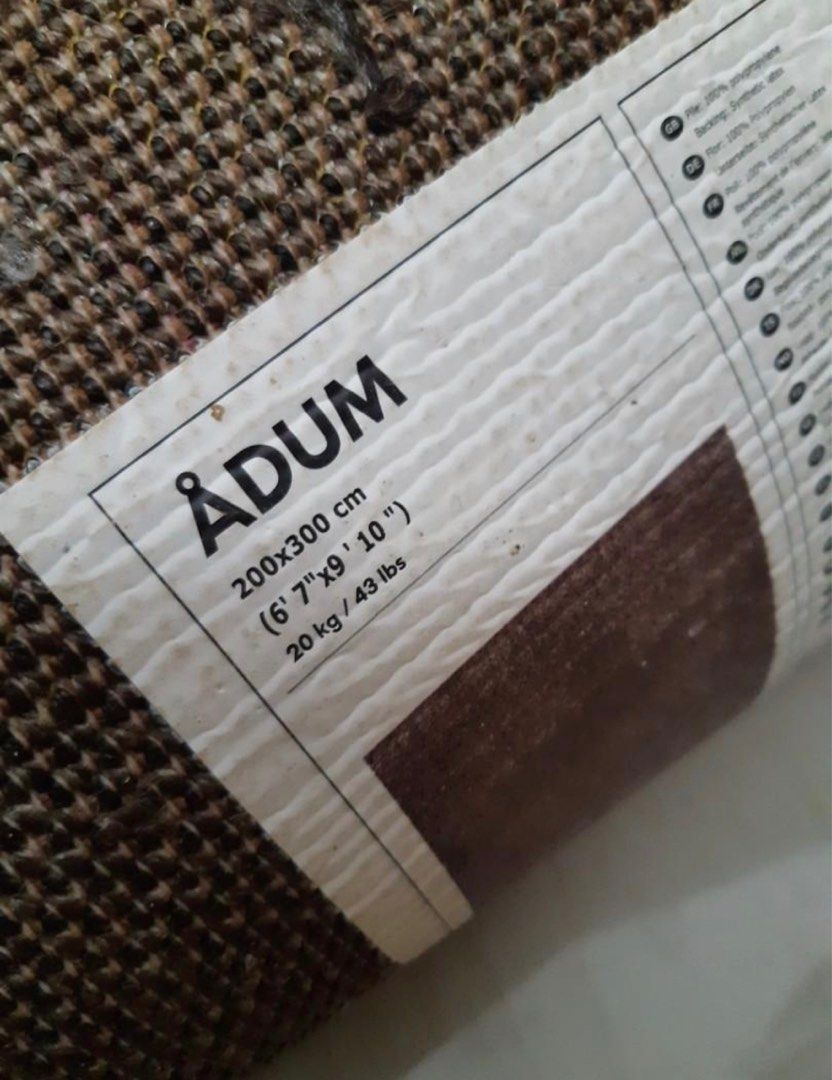 Ikea Adum Carpet, Furniture & Home Living, Home Decor, Carpets, Mats
