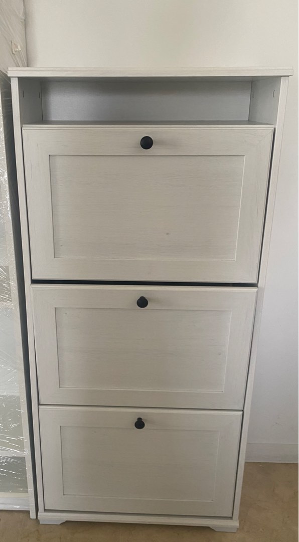Ikea brusali shoe rack, Furniture & Home Living, Furniture, Shelves, & Racks on Carousell