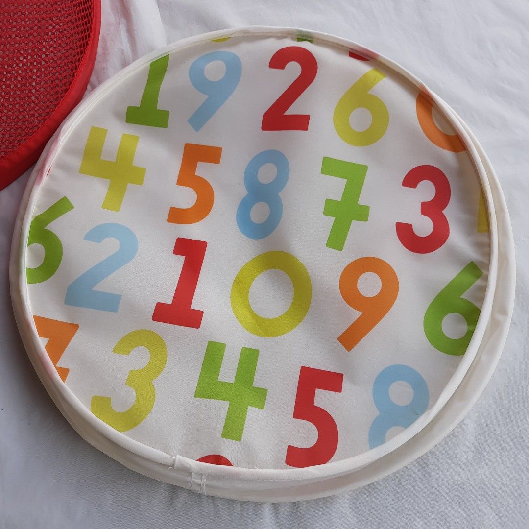 Ikea Foldable Storage Basket with Lid, Furniture & Home Living, Home