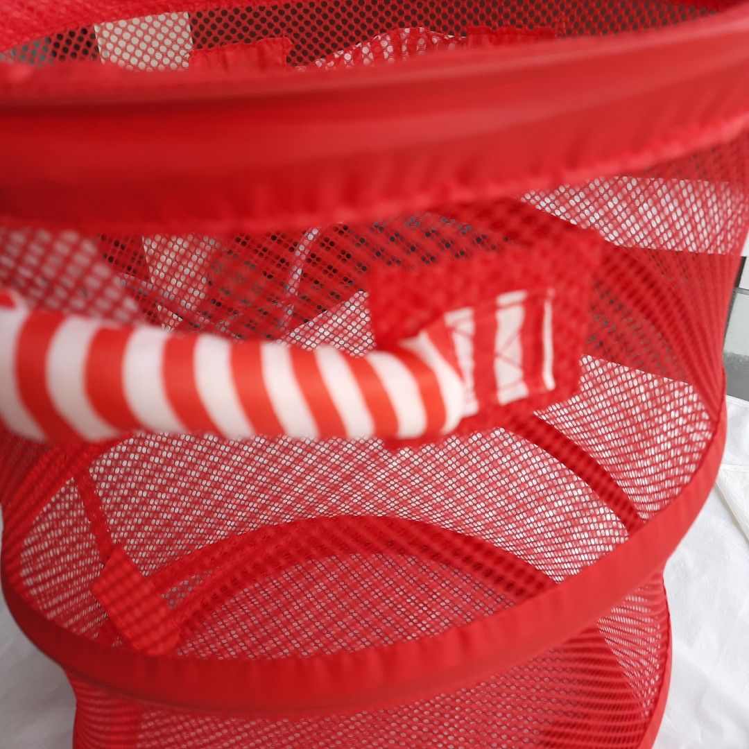 Ikea Foldable Storage Basket with Lid, Furniture & Home Living, Home