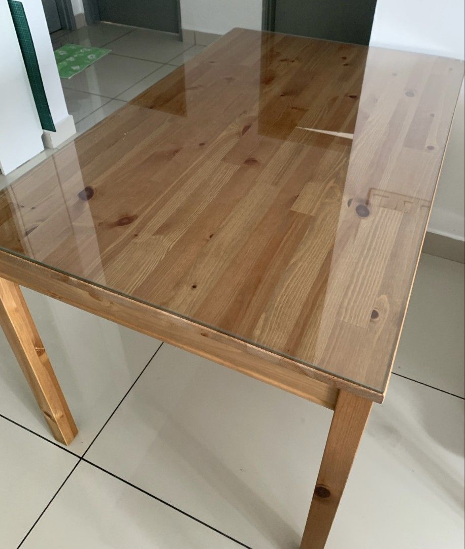 Ikea table solid store wood