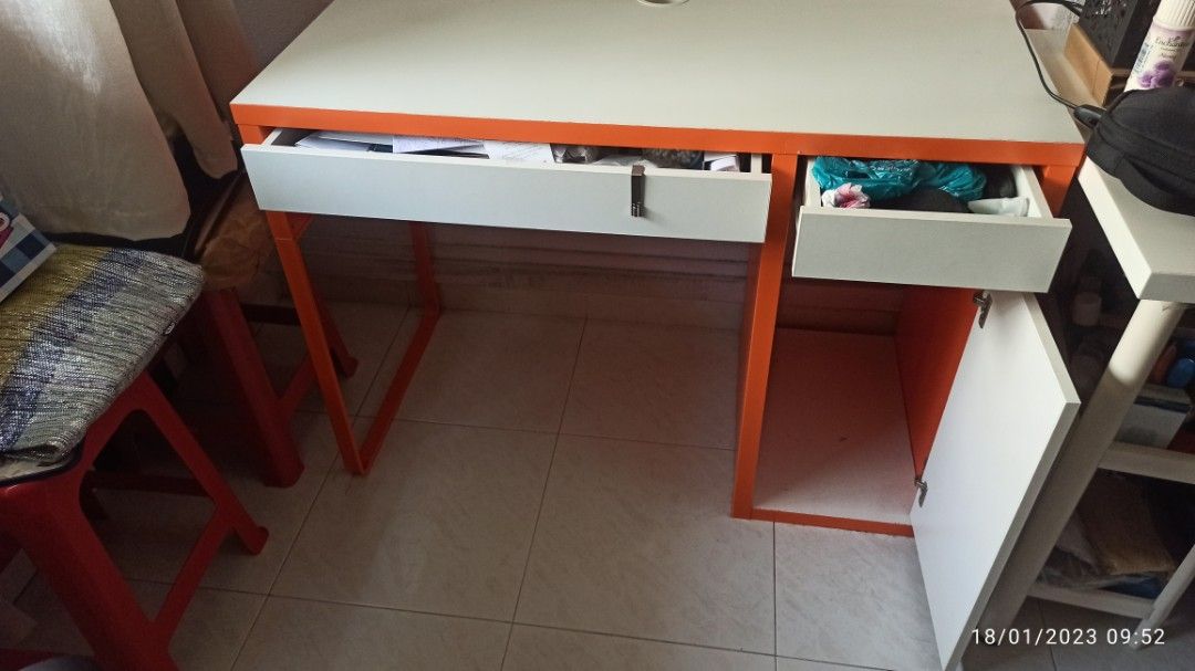 IKEA Micke computer Table, Furniture & Home Living, Furniture, Tables & Sets on Carousell