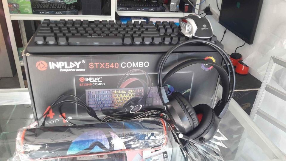 inplay 4in1 combo (Category: Computer Keyboard) located in Caloocan City. Submitted by arlinkPC (Listing ID 1210255471, Image 2). Description: NPLAY STX540 4 IN 1 COMBO KEYBOARD MOUSE EXTENDED MOUSEPAD HEADSET FOR MORE INQUIRIES JUST HIT US A MESSAGE OR VISIT OUR SHOP! WE HAVE LOOOOTS TO OFFER! ?? WE ACCEPT BULK ORDERS!! REACH US OUT: +639634935058 +639694903026 +639462439782.