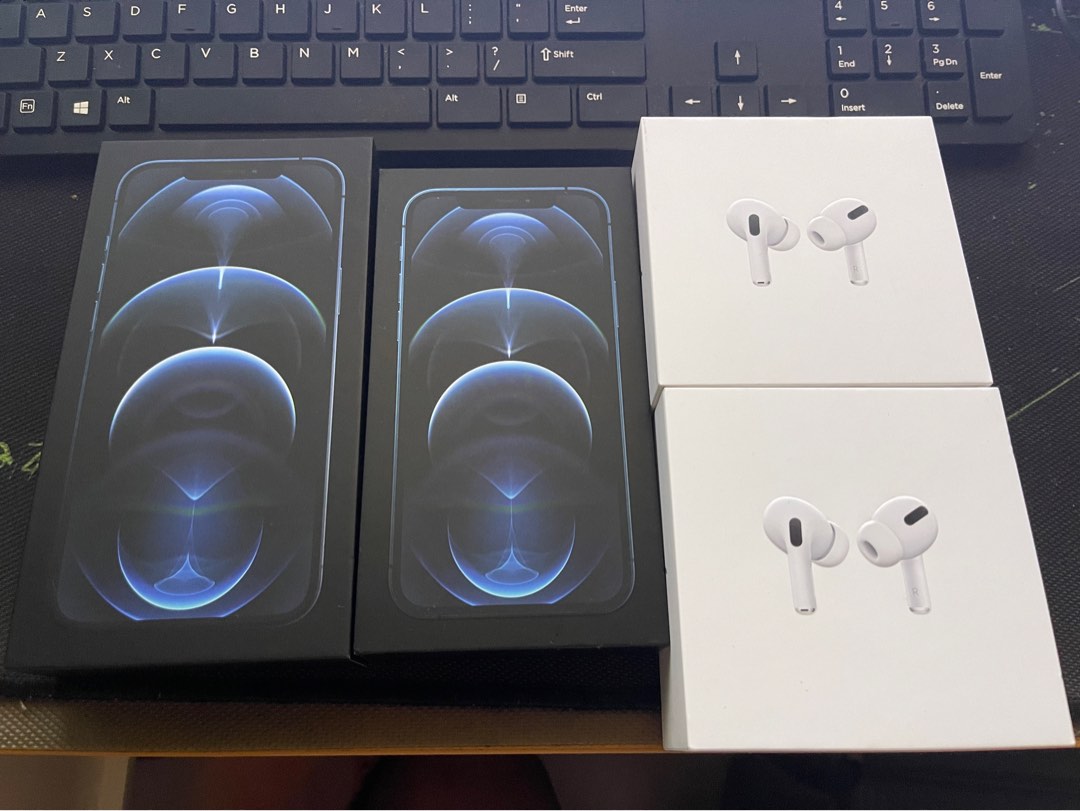 Iphone 12 pro max / iphone 12 pro / airpods pro boxes, Mobile Phones