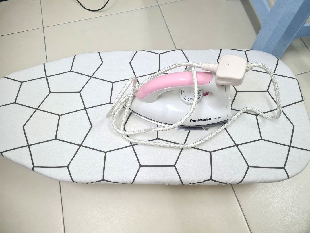 Ironing Foldable Boards (Ikea) + Iron (Panasonic), Furniture & Home