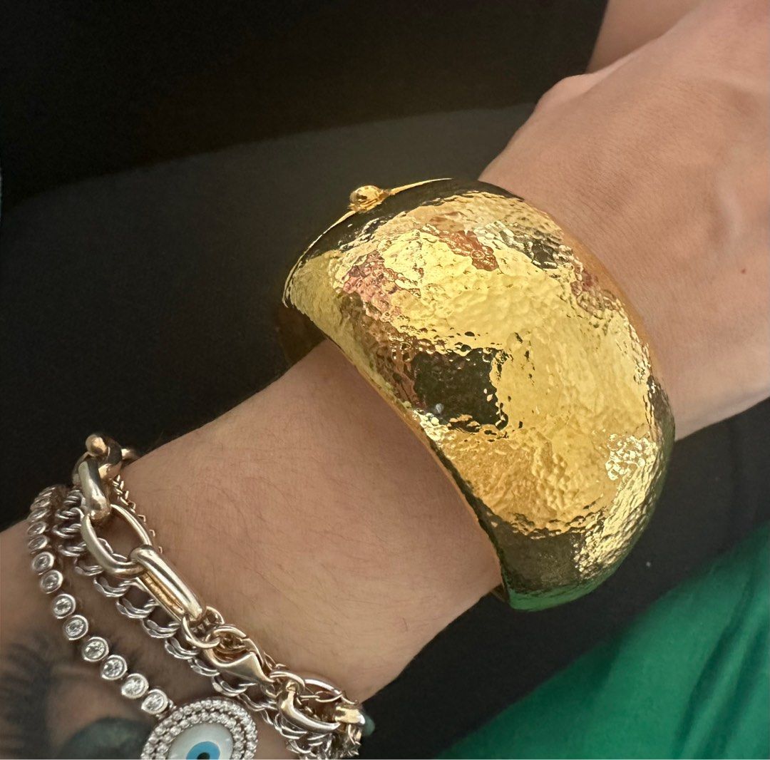 Fine Gold GF Dubai Hoop Pakistani Gold Bangles Jewelry 24K Yellow, Oblique  Lines Bracelet For Weddings And Bridal Gifts From Fed26, $15.75 | DHgate.Com