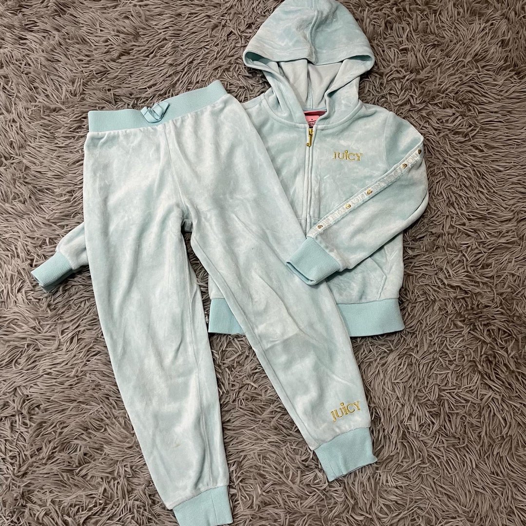 JUICY COUTURE SET (TRACKSUIT), Babies & Kids, Babies & Kids Fashion on