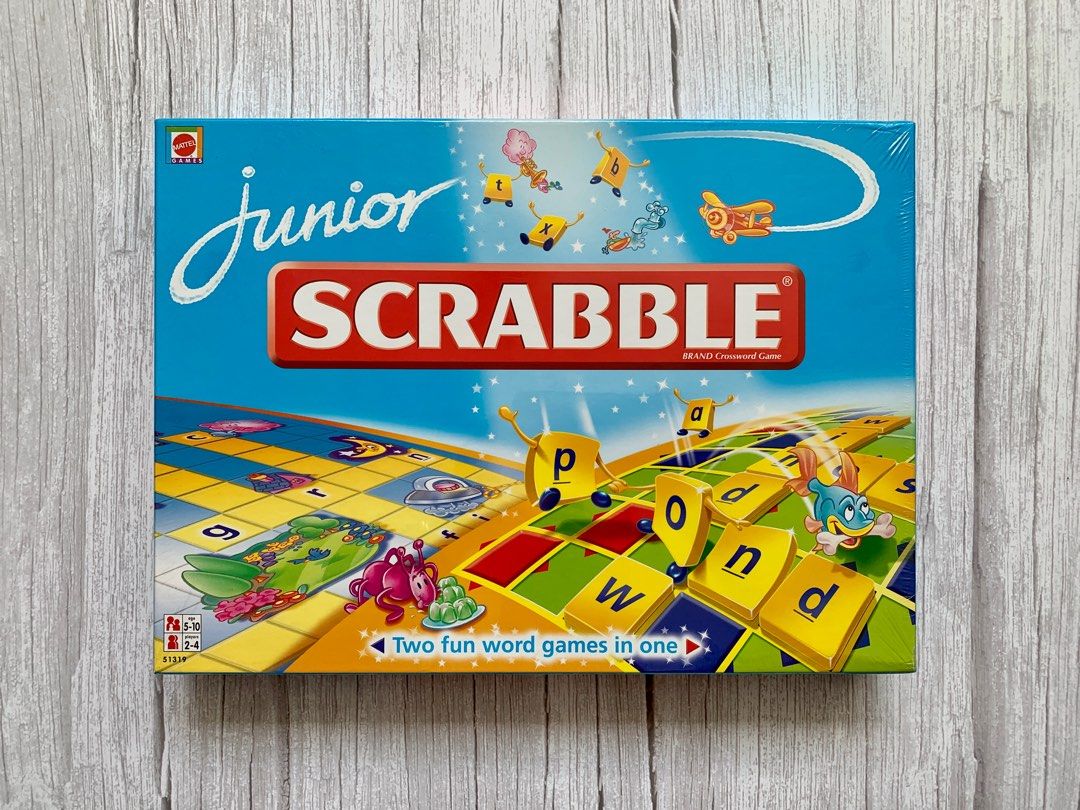 Junior Scrabble crossword game for kids Hobbies Toys Toys Games