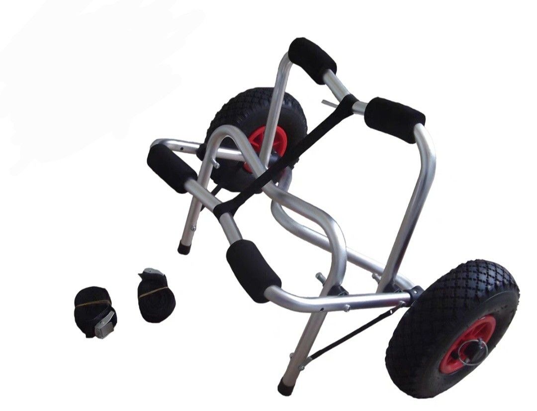 Kayak Trolley Cart Ctug Wheels Inflatable Boat transport, Sports