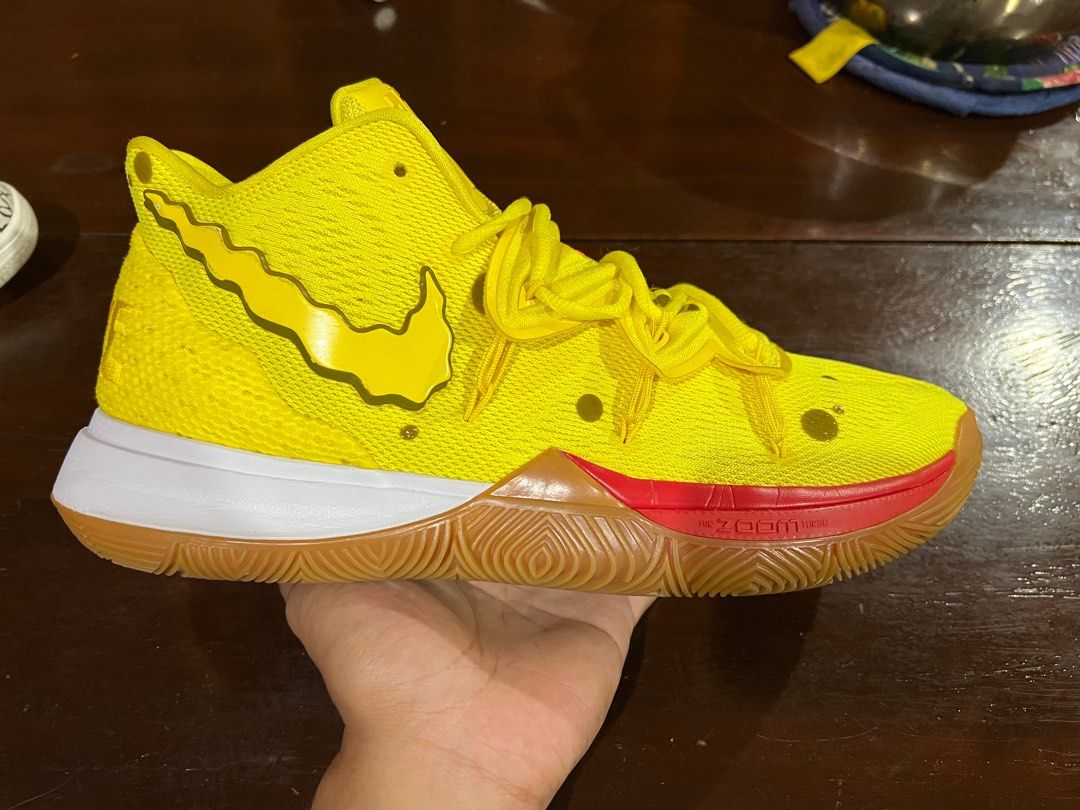 Kyrie 5 x Spongebob squarepants Men s Fashion Footwear Sneakers