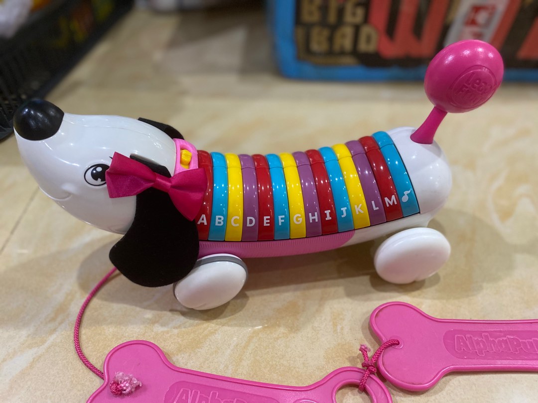 Leapfrog AlphaPup purple learn alphabet sounds early vocabulary