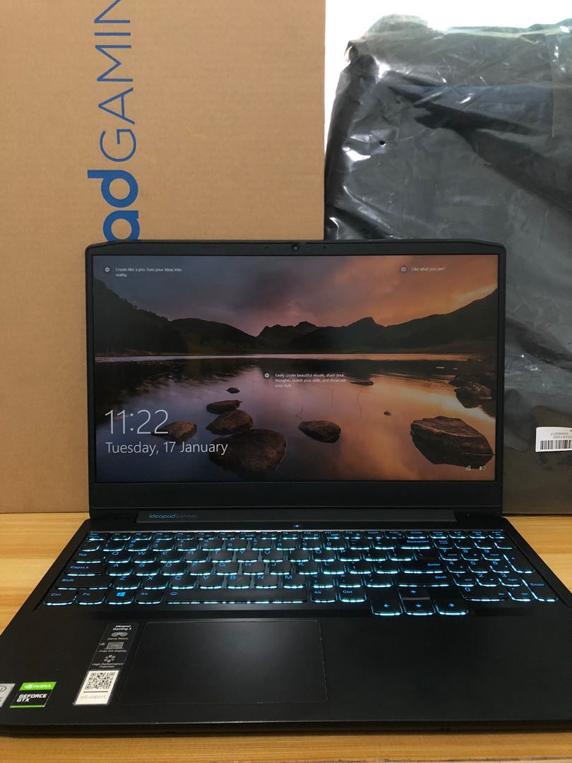 Lenovo Ideapad Gaming 3 81Y4 Onyx Black, Computers & Tech, Laptops ...