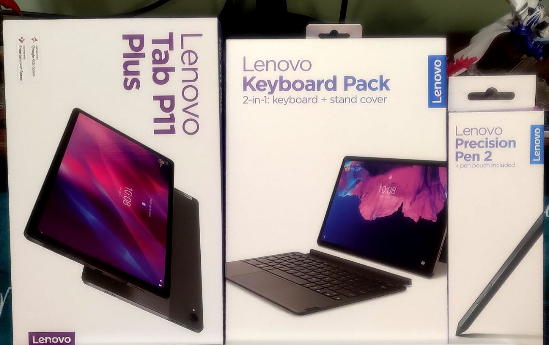 Lenovo Tab P11 Plus(128gb LTE) + Keyboard Pack + Precious Pen 2 +
