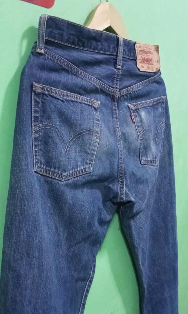Levis 501 jeans extended patch, Men's Fashion, Bottoms, Jeans on Carousell