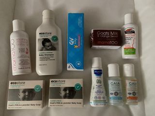 Lots of baby products. All brand new