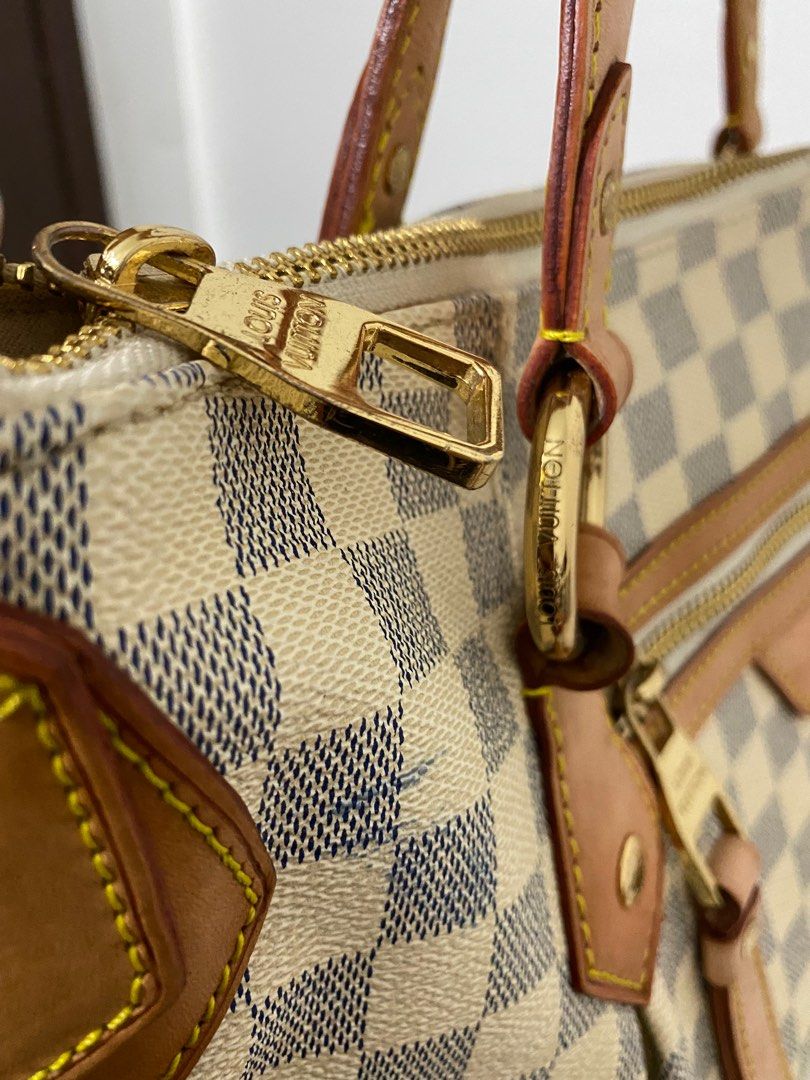 LV Evora MM Damier Azur, Luxury, Bags & Wallets on Carousell